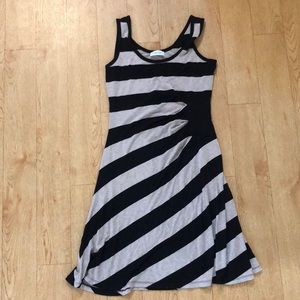 Calvin Klein Black and White Dress- 6 NWT